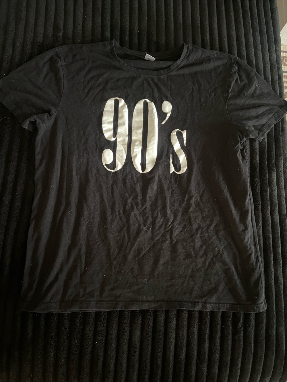 90's Graphic Tee for Kids - Black